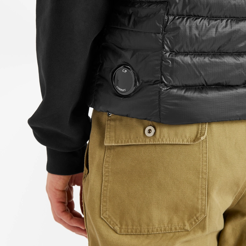 CP Company Men's D.D. Shell Lens Down Vest Black